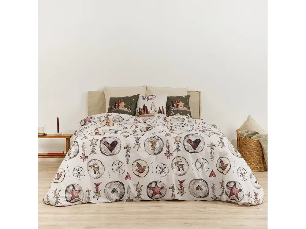 Funda nórdica con clicks 100% algodón Laponia 61 para cama de 135 (220x220 cm)