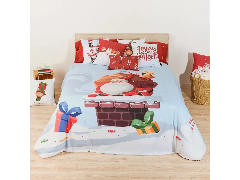 Funda nórdica con clicks 100% algodón Laponia 53 para cama de 140x200 cm
