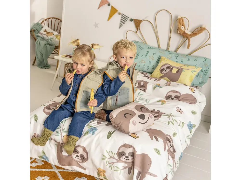 Juego nórdico Cama 105 (180x220 cm) Happy sloth