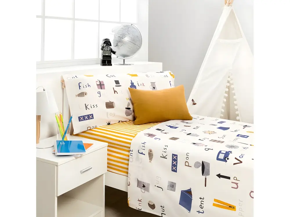 Juego de sabanas Infantil/Juvenil TENT Cama de 105 .
