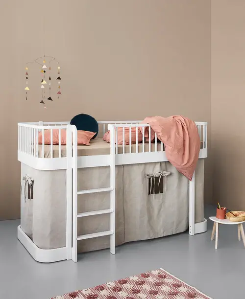 WOOD ORIGINAL LOW LOFT BED, NIEVE