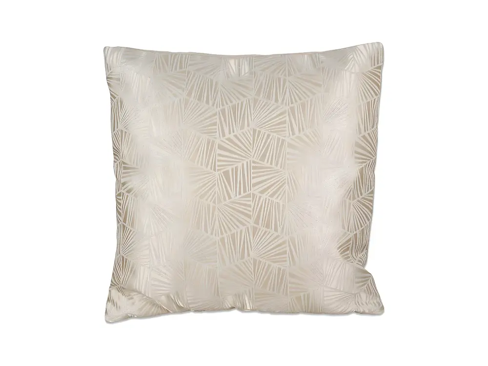 Cojin 43*43 beige geometrico cuadrados 380g