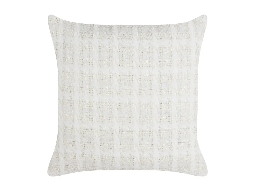 Cojín cuadros beige 45 x 45 cm DOURIS