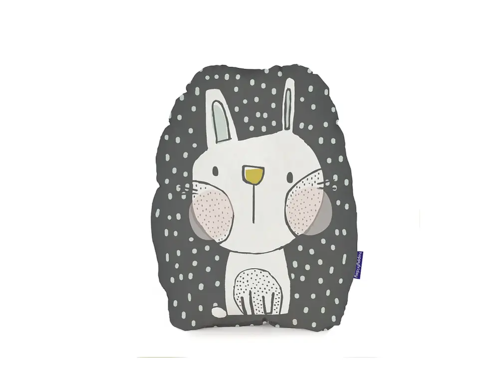 Cojín Infantil con Forma de Conejo Best Buddies, Algodón, 40x30 cm
