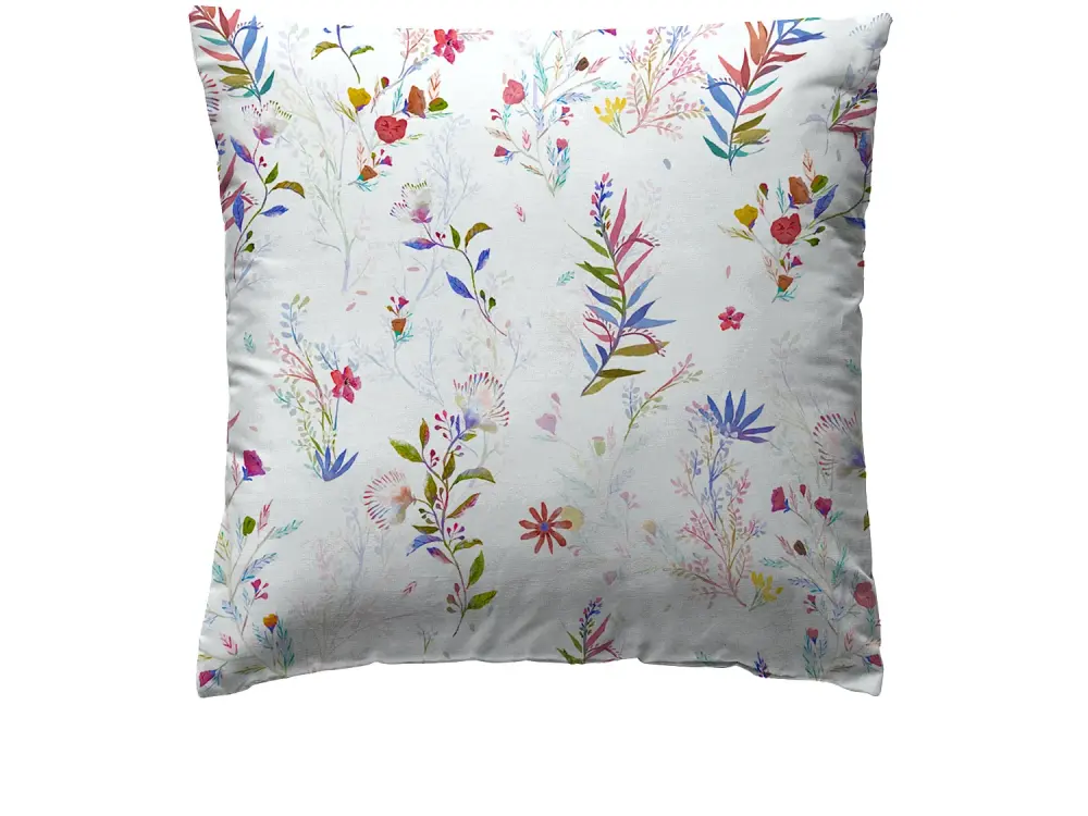 Funda de cojín Balcini White 80X80 cm algodón 200 hilos.