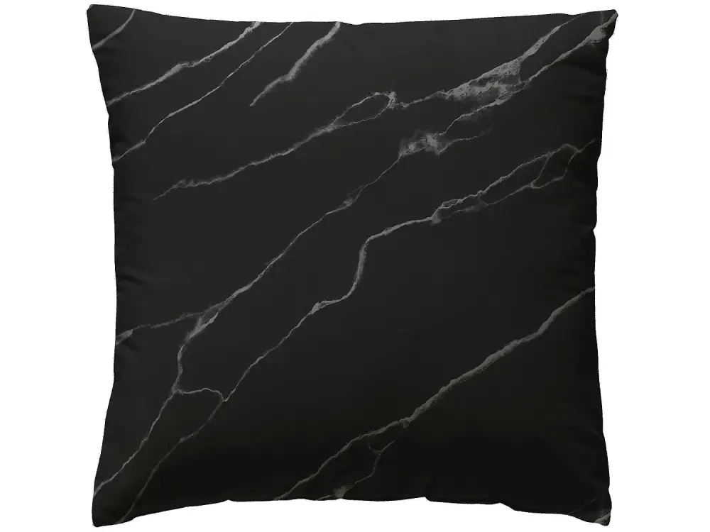 Funda de cojín Taisei Black 80X80 cm algodón 200 hilos.
