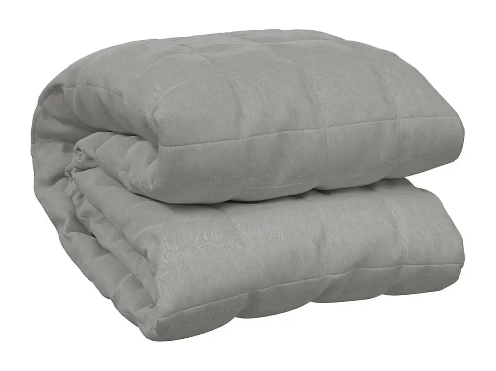 Manta con peso tela gris 200x225 cm 13 kg