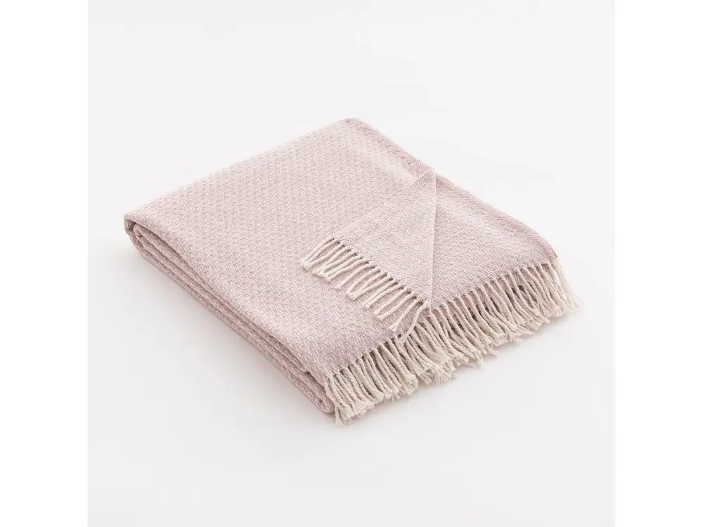 Manta Plaid Loc Nude - 130x170 cm, tacto felpa suave y transpirable, manta para sofá