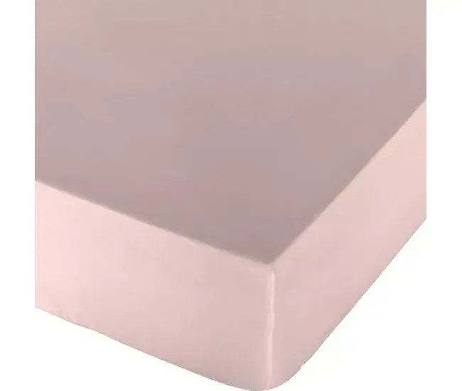 Sábana Bajera Ajustable Naturals Rosa Cama de 90 (90 x 190 cm) Tamaño 90x200 cm