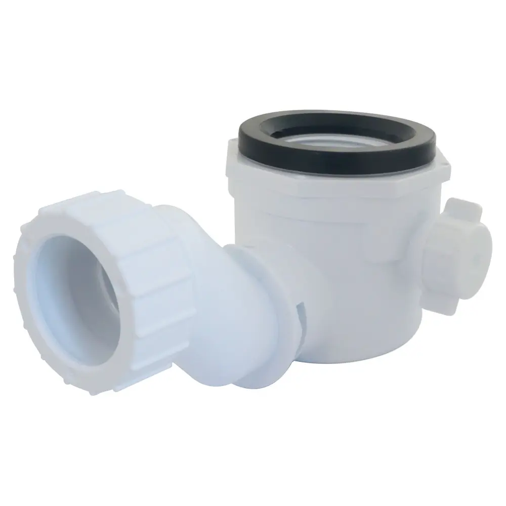 Ondee - sifón ahorro de espacio - extra plana - 64 mm - orientable 360º Pack de 4 Fundas