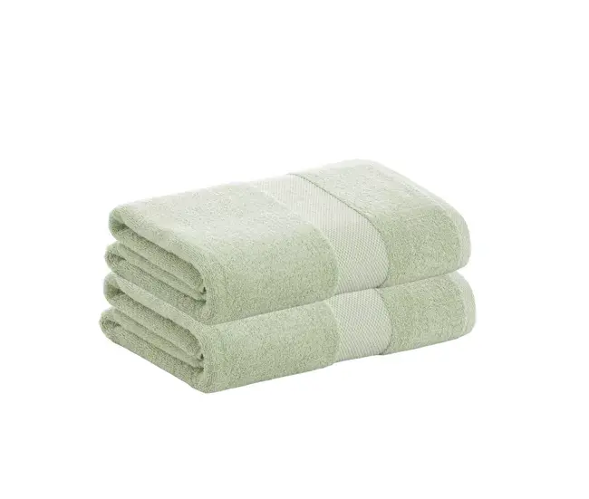Pack 2 Toallas Aqua Sábana de Algodón Donegal 100x150 cm Algodón 100% de 500gr/m2 de Calidad con Secado extra-rápido y...