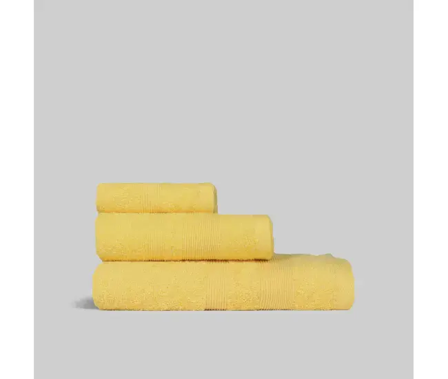 Toalla de Baño Suave Toalla Sábana (100x150cm) Amarillo Donegal Collections