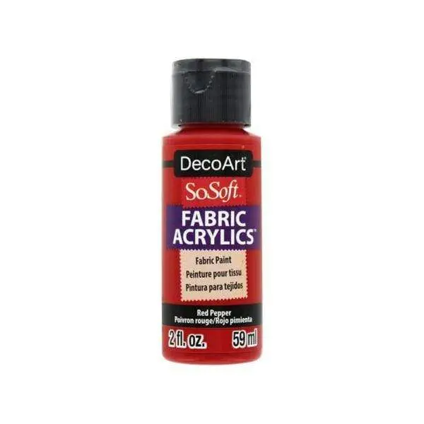 Pintura tela sosoft 59ml DSS088 Rojo pimienta