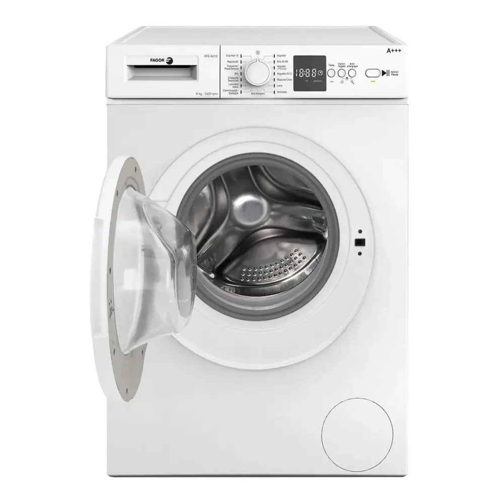 Lavadora Fagor 3FE-8212 8kg 1200 rpm 15 programas D blanco 84,5 cm