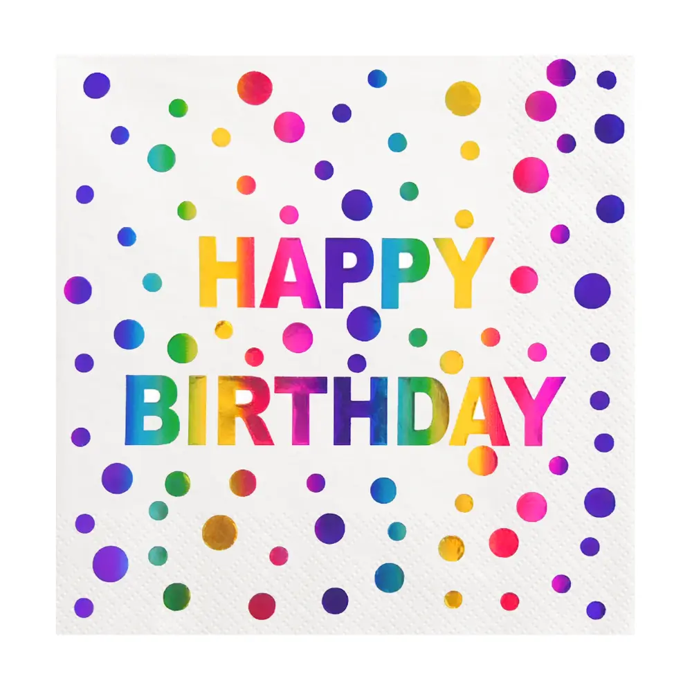 Servilletas Happy Birthday 10 uds.