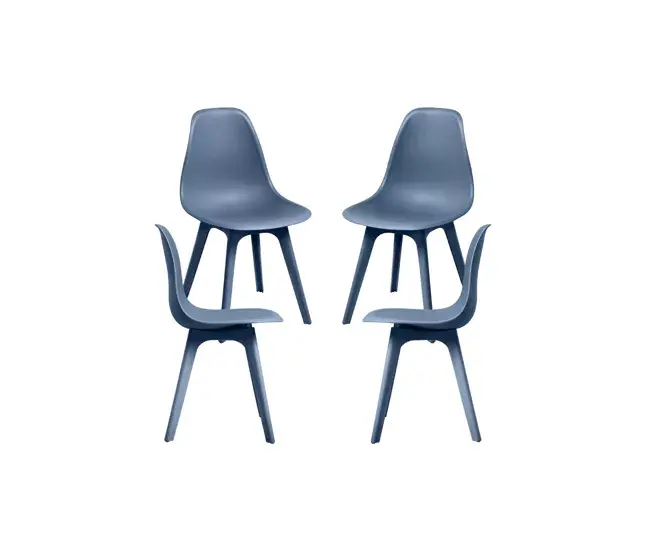 Certificado de Seguridad Pack 4 Sillas Kelen Suprym - Azul Petróleo