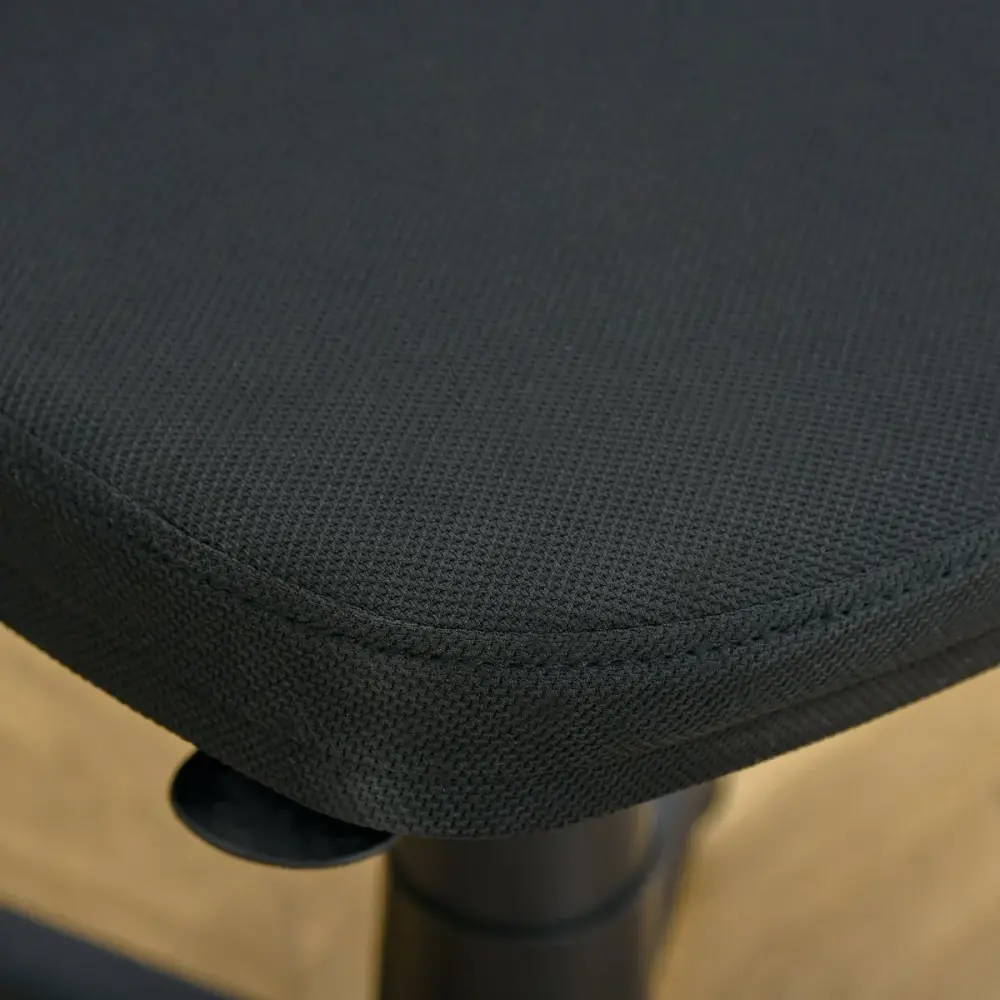 Silla de escritorio Ghel Vinsetto con altura regulable negro 77,5-89,5x43x48 cm con Ruedas