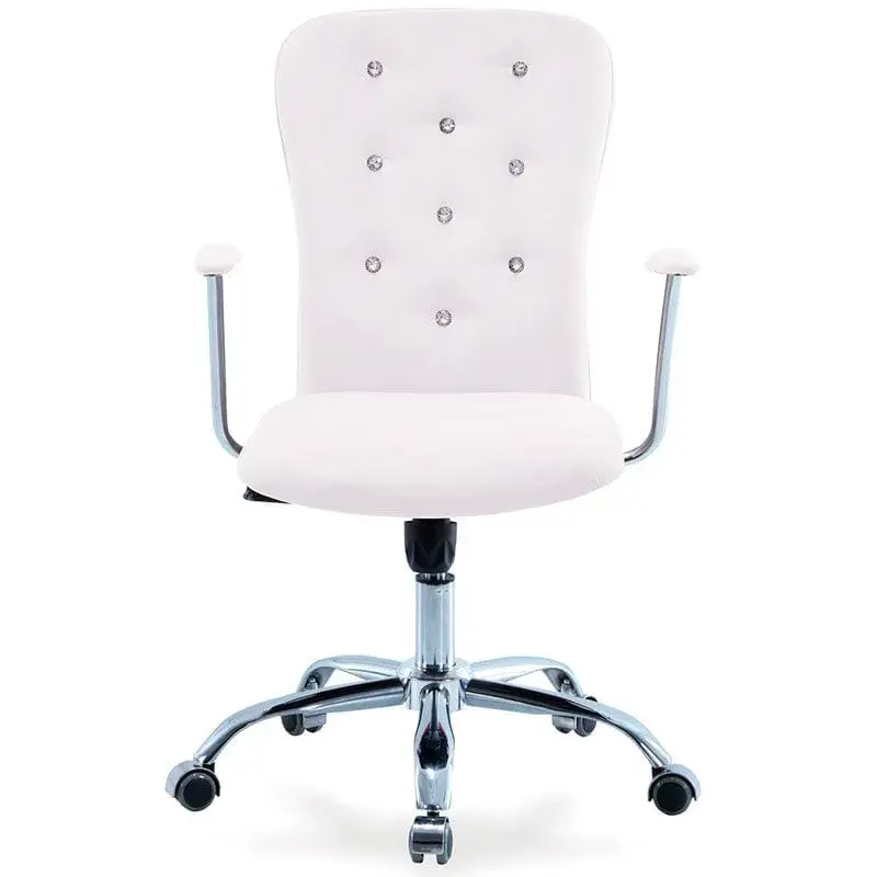 Escritorio Compacto Silla de estudio Princess con brillantes