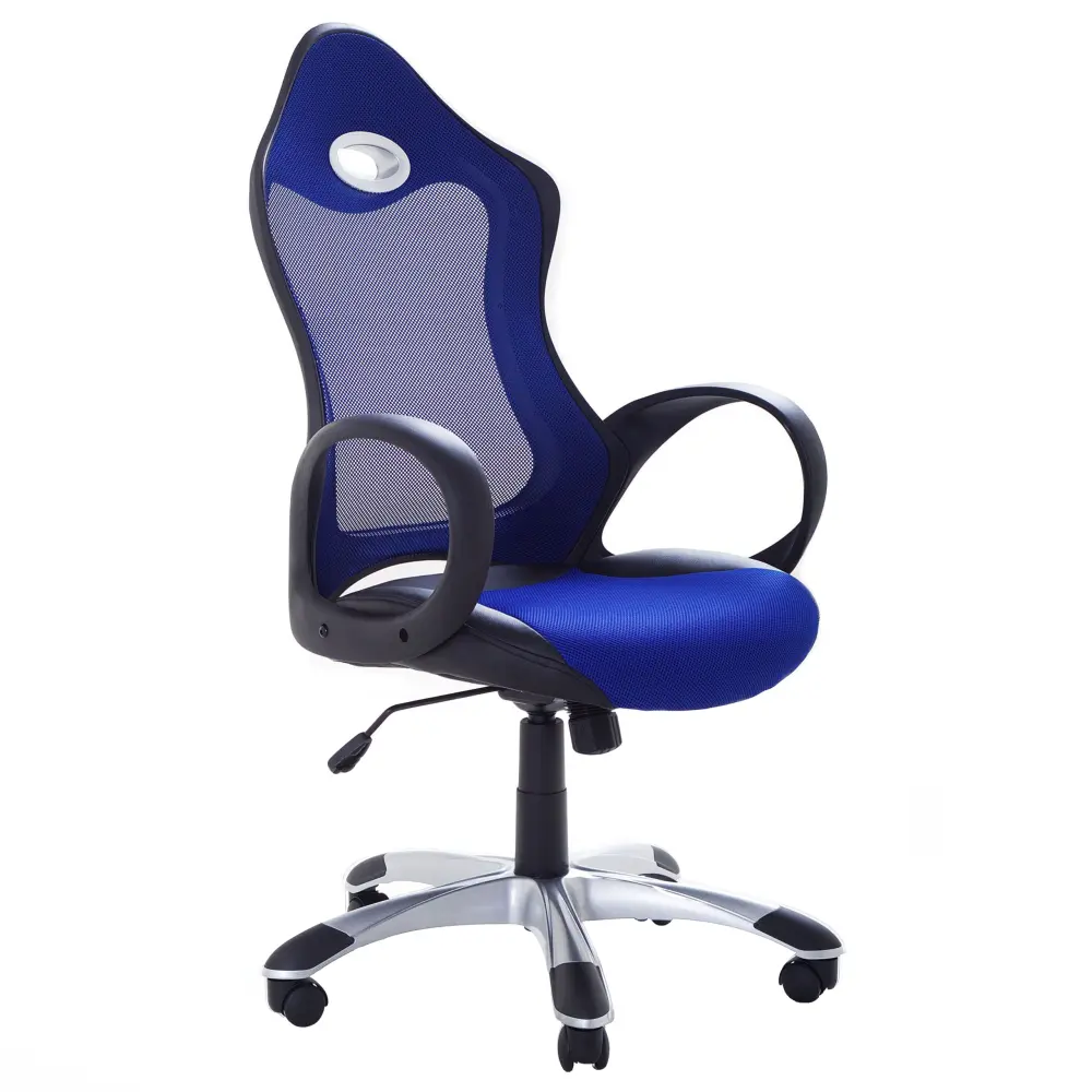 Mueble para Portátil Silla de oficina azul marino ichair