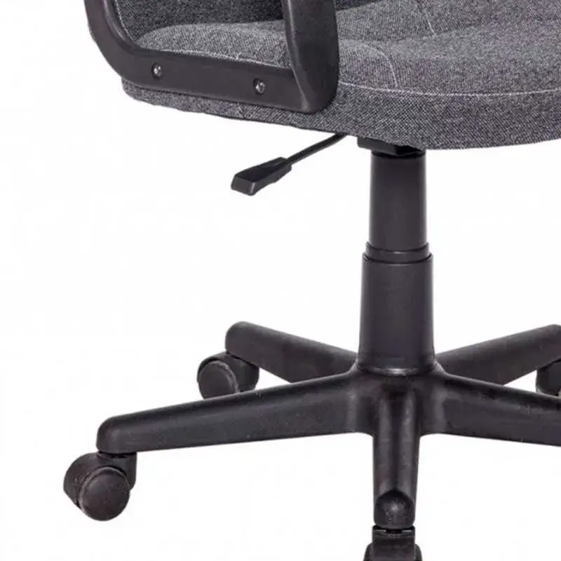 Silla giratoria Génesis altura regulable acolchada marengo 87-96x55x55 cm con Ruedas