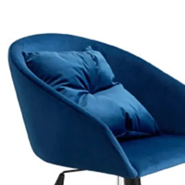 Sillón giratorio Cushion paño suave