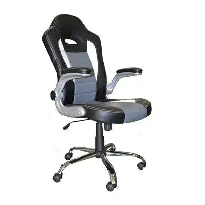 Silla Gamer coche gris con Funda Desenfundable