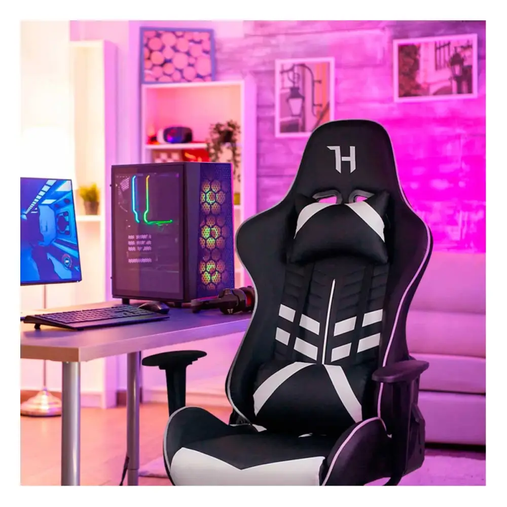 Silla gaming Decode 7house con ruedas 136x73x68 cm con Funda Desenfundable