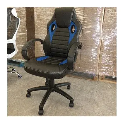 Silla Gaming Racing Polipiel Azul K8861 con Soporte para TV