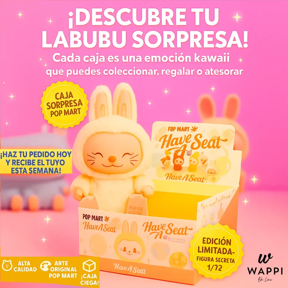 🎁Labubu Sorpresa Have Seat – Caja Ciega POP MART