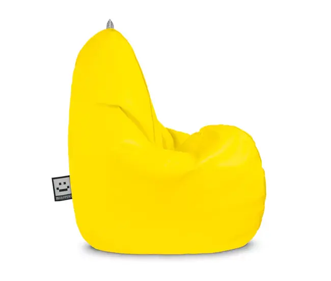 Puff Pera Relax Polipiel Amarillo Infantil HAPPERS