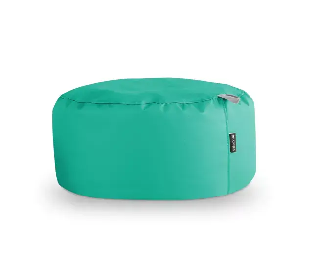 Puff Redondo Polipiel Outdoor Turquesa Happers HAPPERS