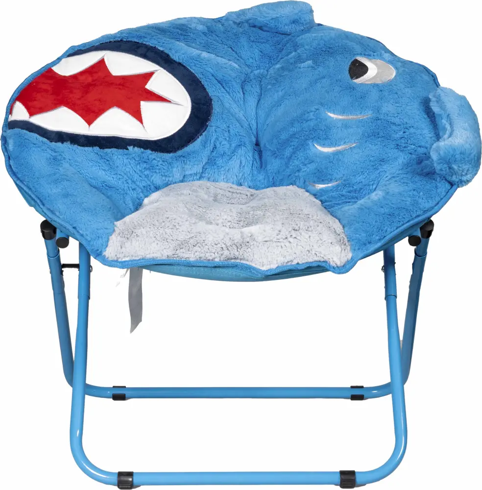 Silla infantil para cuarto de niños - Plegable y con diseño de tiburón