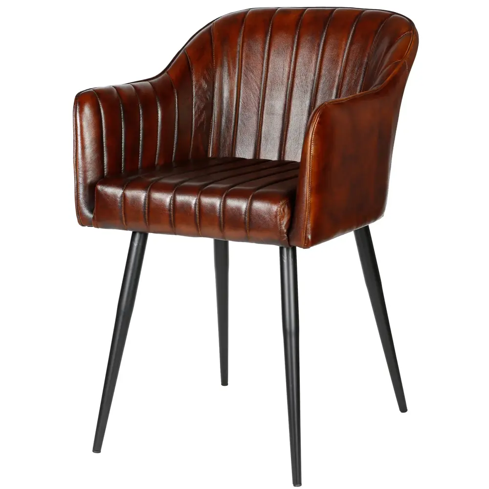 Puff Otomano Sillones de cuero para comedores y salones