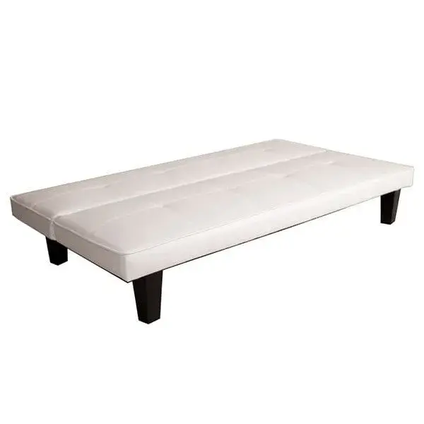 Sofá cama clic clac Elemental polipiel blanco con Envío Rápido
