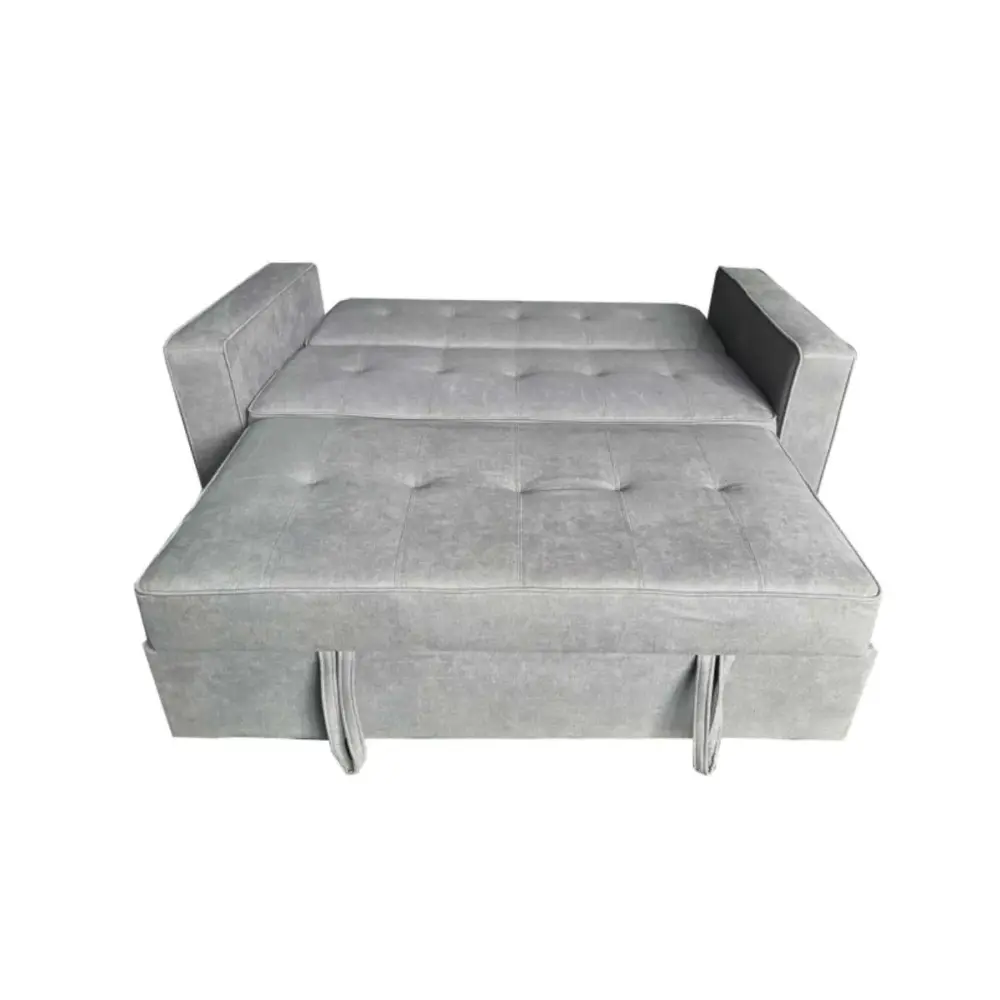 Sofá cama Rol con brazos gris 91x165x88 cm Montaje Incluido