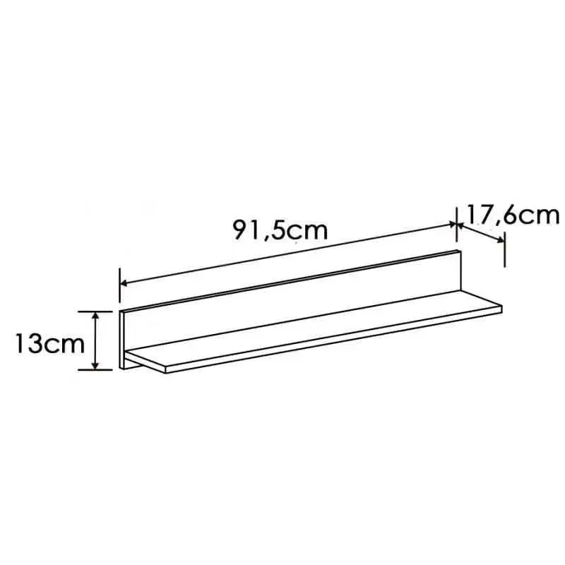 Vitrina Librerí Composición de salón Soto 1 180 cm
