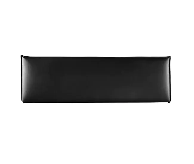 Cabecero 145x50x7 | Häusbed | Cabecero Tapizado AGORA | Para Cama de 120, 135 y 140 | Anclaje en Pared | Polipiel Negro