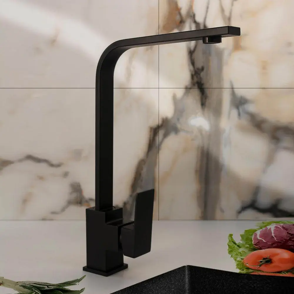 Alta Concentración Grifo de Cocina Negro