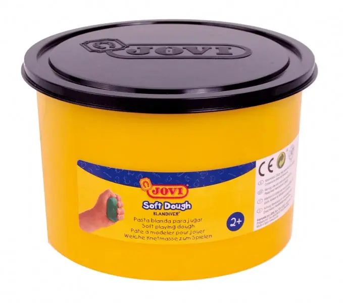 Jovi Soft Dough Blandiver Bote de Pasta de Modelaje 460gr - Blanda y Maleable - Facil de Amasar y Moldear - Ideal para Ini...