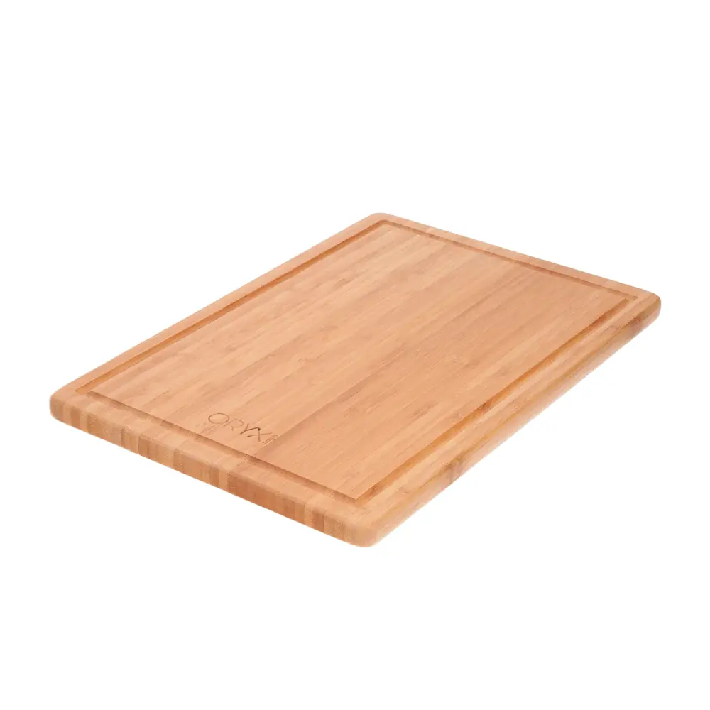 Cortador de Pizza Tabla Cortar Cocina Fabricada En Madera De Bambu 100% Con Ranura 32x25,5 cm.Tabla Cortar,Carne Pescado,V...