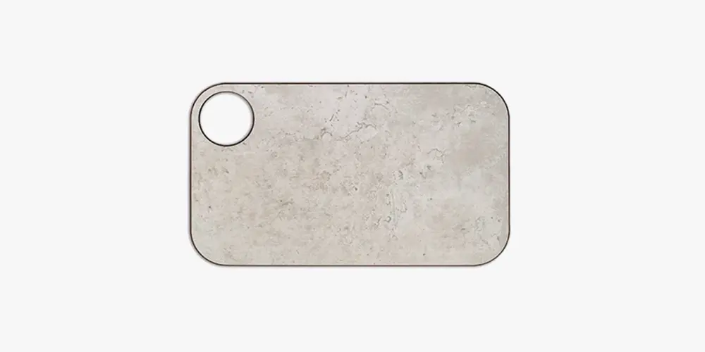 Grey Cutting Board 240 x 140 mm con Afilador Integrado