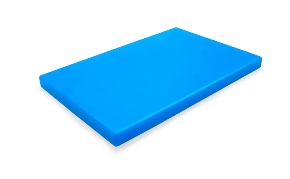 HPE-AZ-020400300T TABLA DE CORTE CON TACOS AZUL 400x300x20mm DURPLASTICS para Barbacoa