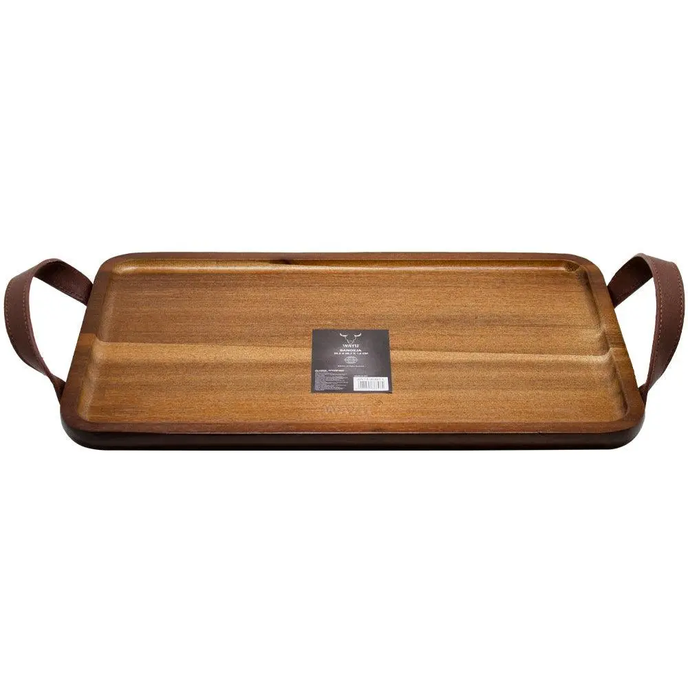 Premium de Alta Gama Bandeja de madera acacia para picoteo 35Cm