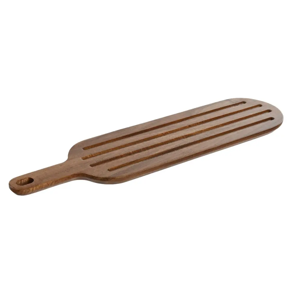 TABLA CORTAR ACACIA 44X10:5X1:5 PAN PURO para Pizza Profunda