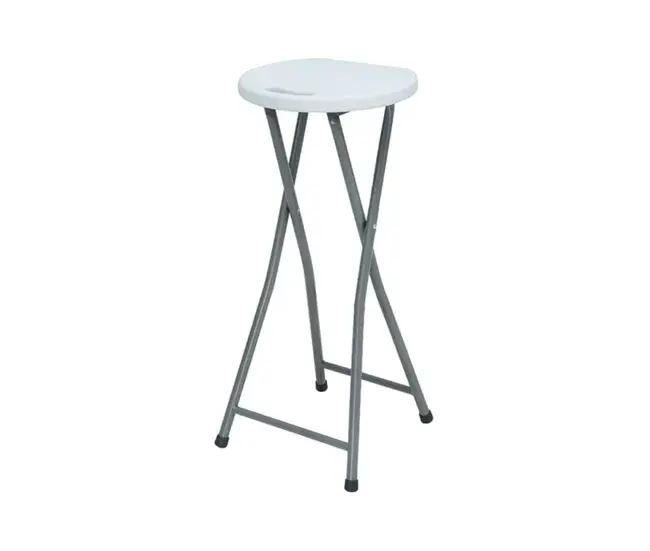 Taburete Plegable Largo Blanco 30x76cm Thinia Home