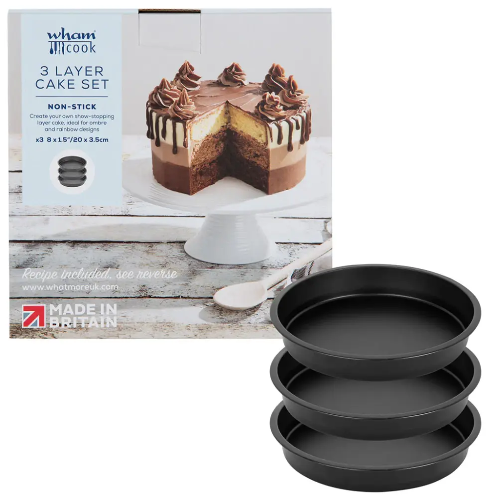 Boquillas para Manga Set de 3 moldes para tartas 20 cm Wham® Cook