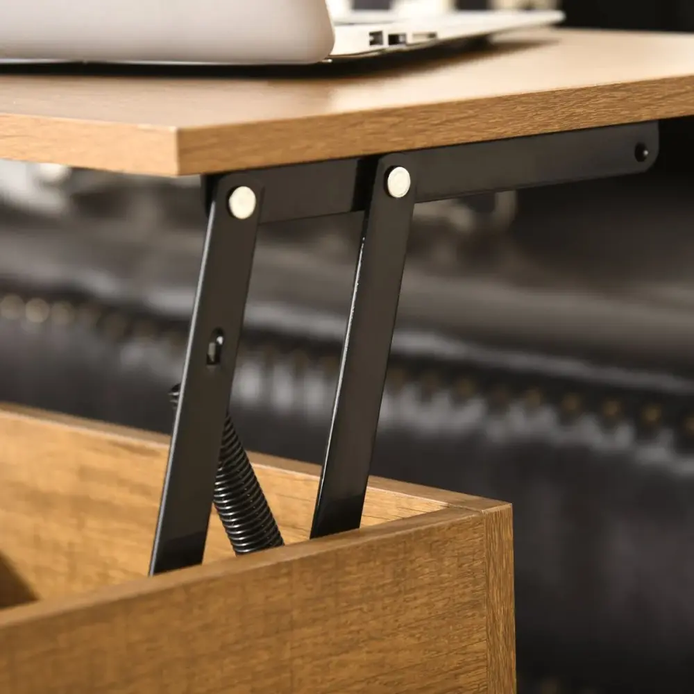 Prensa Francesa Mesa de centro elevable mesita de comedor mesa de café homcom
