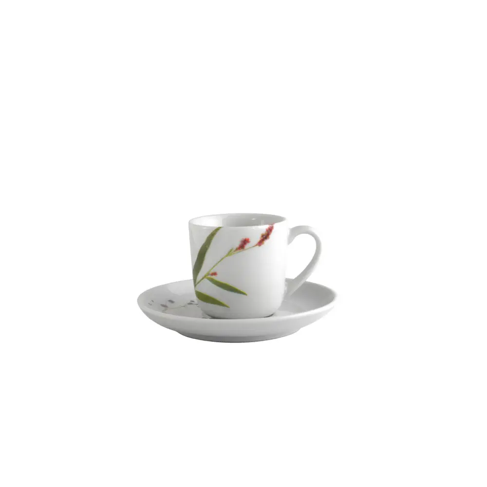 Prensa Francesa PLATO Y TAZA DE CAFÉ SOMMERWIESE