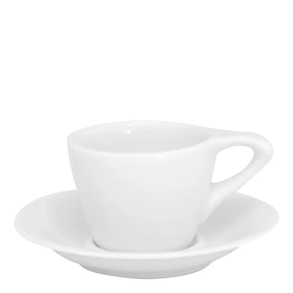 Taza de porcelana - Lino 3oz/9cl Espresso de Acero Inoxidable 18/10