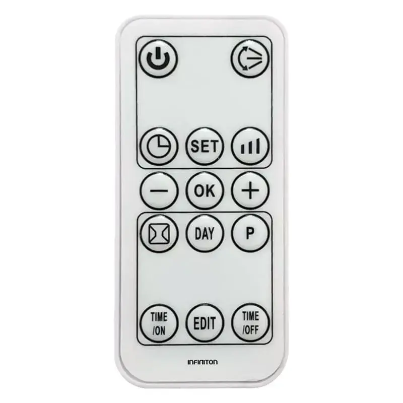 Calefactor cerámico de pared Infiniton HCW-5207 eléctrico 2000W temporizador con mando distancia b